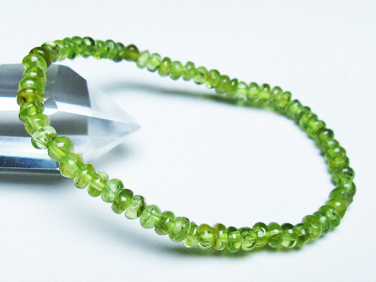 ペリドット ブレスレット 5mm [T284-2840] 1枚目