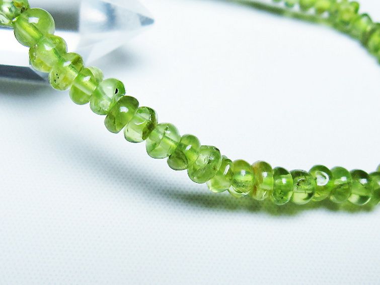 ペリドット ブレスレット 5mm [T284-2840] 3枚目