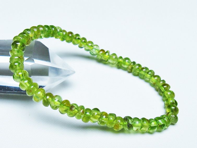 ペリドット ブレスレット 6mm [T284-2884] 1枚目