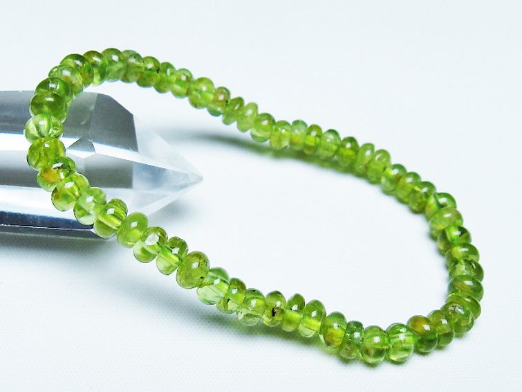 ペリドット ブレスレット 5mm [t284-2891] 1枚目