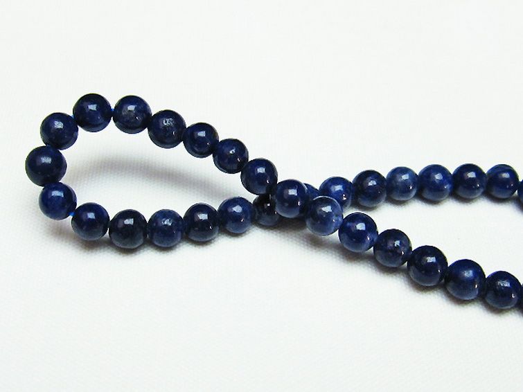 デュモルチェライトインクォーツ ブレスレット 5mm [T286-3351] 2枚目