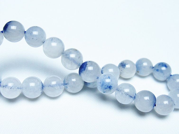 デュモルチェライトインクォーツ ブレスレット 8mm [t286-4357] 2枚目