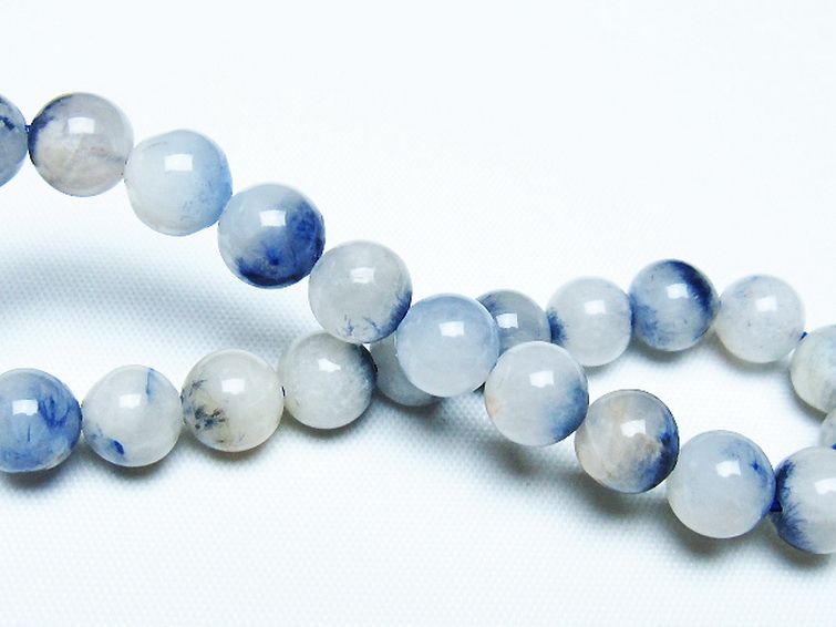 デュモルチェライトインクォーツ ブレスレット 8mm [t286-4412] 2枚目