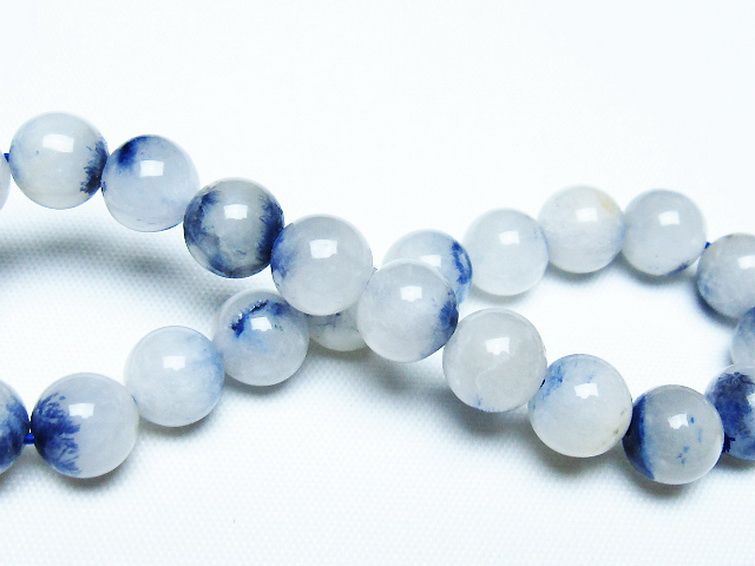 デュモルチェライトインクォーツ ブレスレット 8mm [T286-4417] 2枚目