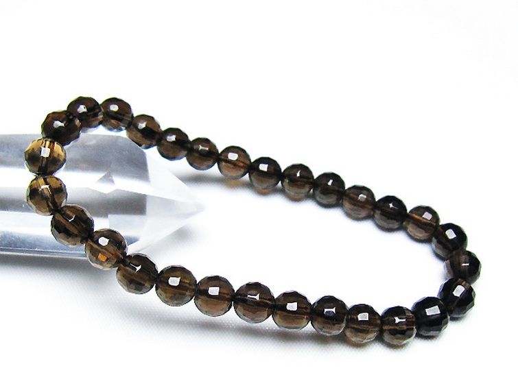 ライトニング水晶 ブレスレット 7mm [t287-2623] 1枚目