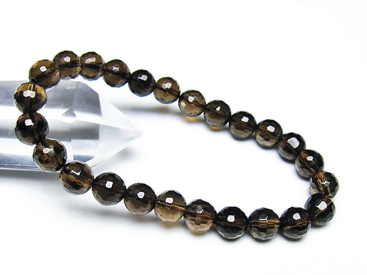 ライトニング水晶 ブレスレット 7mm [T287-2627] 1枚目