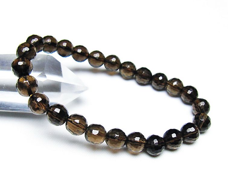 ライトニング水晶 ブレスレット 7mm [T287-2629] 1枚目