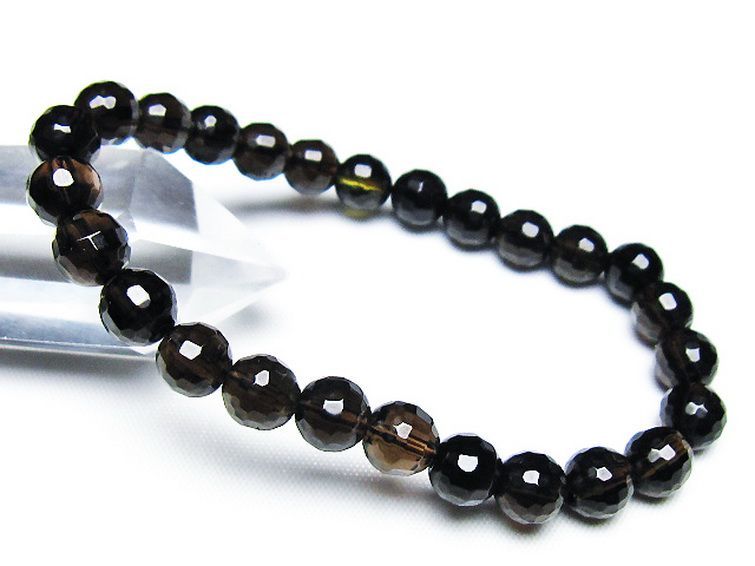 ライトニング水晶 ブレスレット 7mm [T287-2633] 1枚目