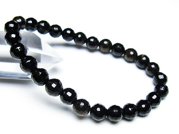 ライトニング水晶 ブレスレット 7mm [T287-2636] 1枚目