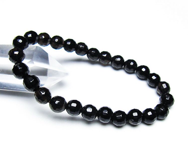 ライトニング水晶 ブレスレット 7mm [T287-2642] 1枚目