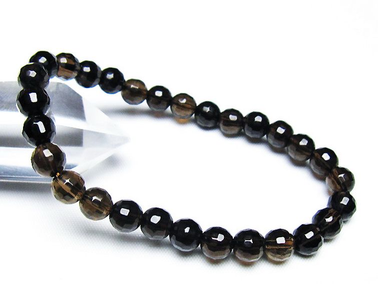 ライトニング水晶 ブレスレット 7mm [T287-2645] 1枚目