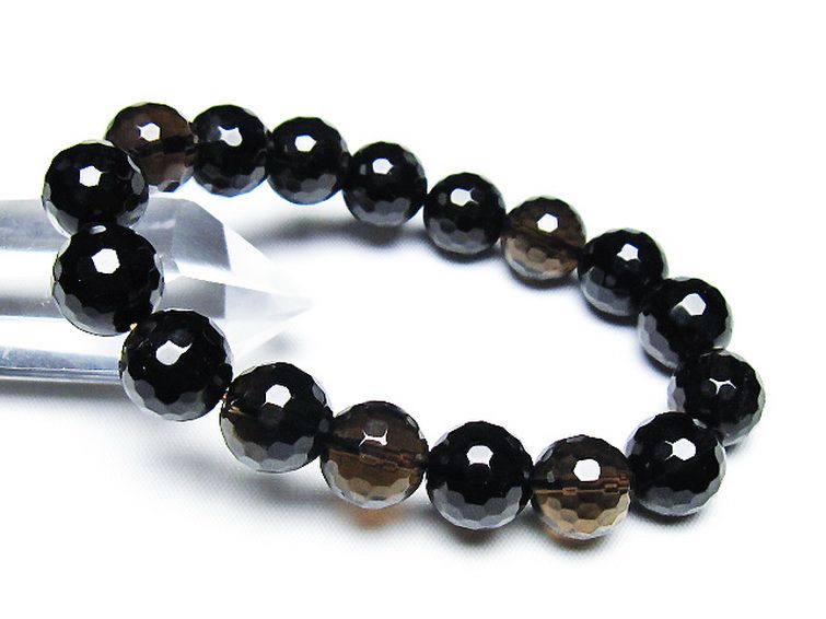 ライトニング水晶 ブレスレット 12mm [T287-2676] 1枚目