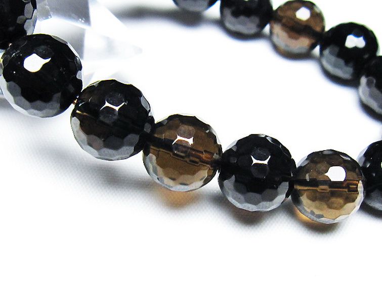 ライトニング水晶 ブレスレット 12mm [T287-2676] 3枚目