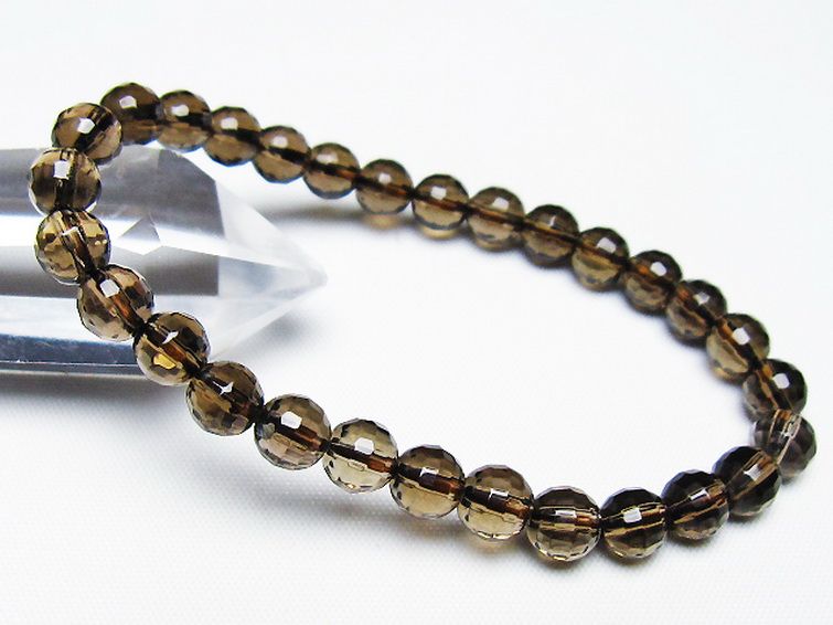 ライトニング水晶 ブレスレット 7mm [t287-2692] 1枚目