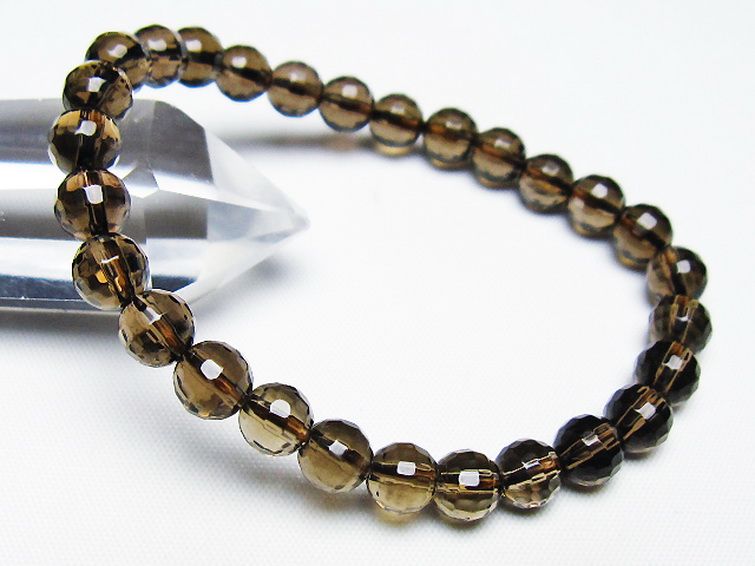 ライトニング水晶 ブレスレット 7mm [t287-2701] 1枚目