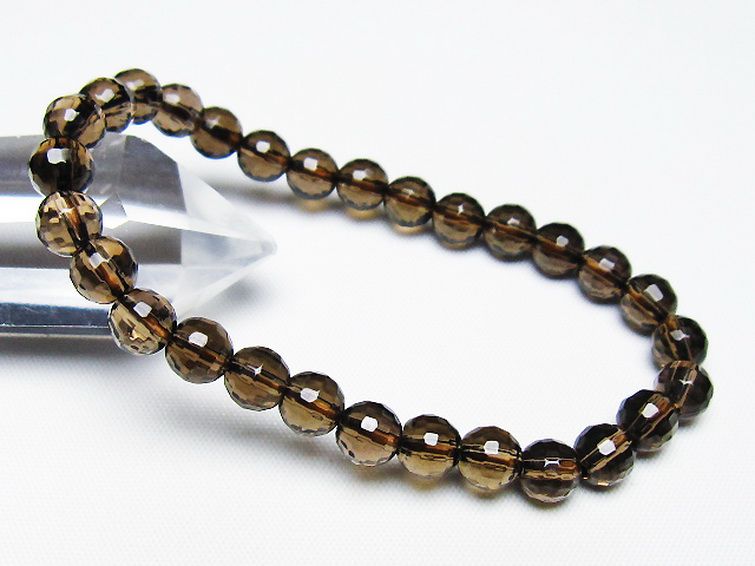 ライトニング水晶 ブレスレット 7mm [t287-2702] 1枚目