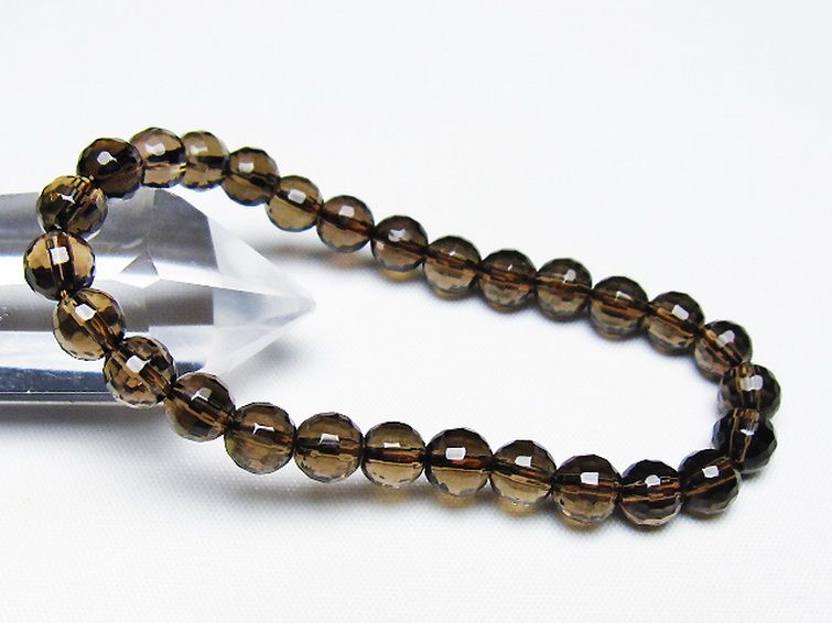 ライトニング水晶 ブレスレット 7mm [t287-2705] 1枚目