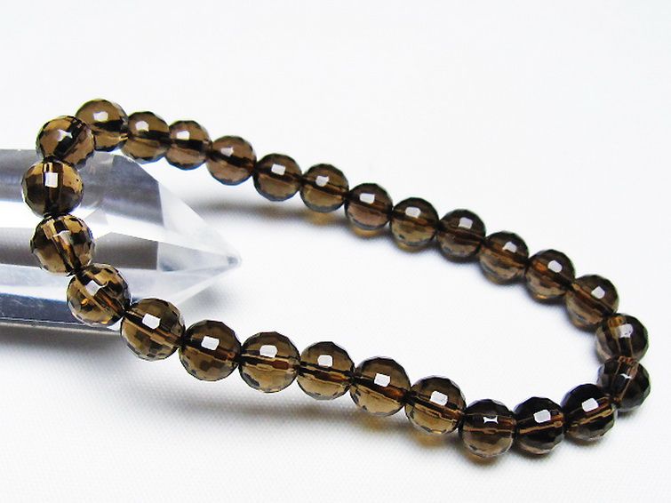 ライトニング水晶 ブレスレット 7mm [t287-2711] 1枚目