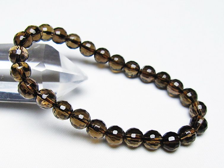 ライトニング水晶 ブレスレット 7mm [t287-2712] 1枚目