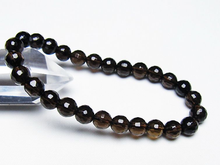 ライトニング水晶 ブレスレット 7mm [t287-2725] 1枚目