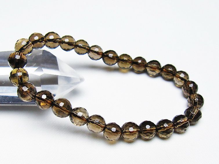 ライトニング水晶 ブレスレット 7mm [T287-2735] 1枚目