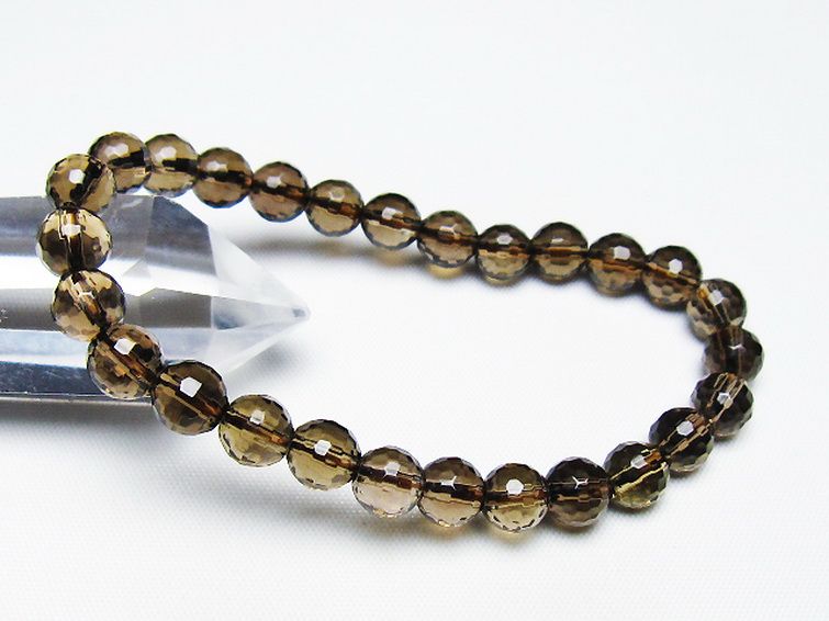 ライトニング水晶 ブレスレット 7mm [t287-2736] 1枚目