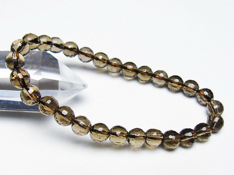 ライトニング水晶 ブレスレット 7mm [T287-2740] 1枚目