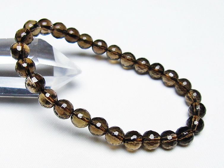 ライトニング水晶 ブレスレット 7mm [t287-2743] 1枚目