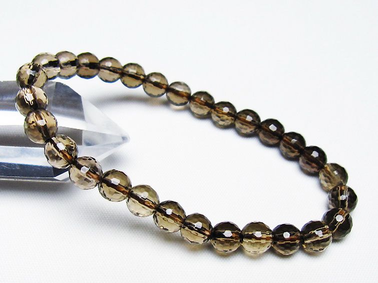 ライトニング水晶 ブレスレット 7mm [t287-2753] 1枚目