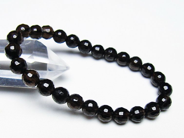 ライトニング水晶 ブレスレット 7mm [t287-2763] 1枚目