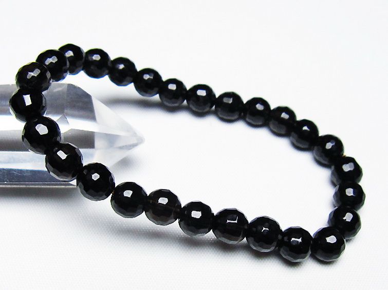 ライトニング水晶 ブレスレット 7mm [T287-2764] 1枚目