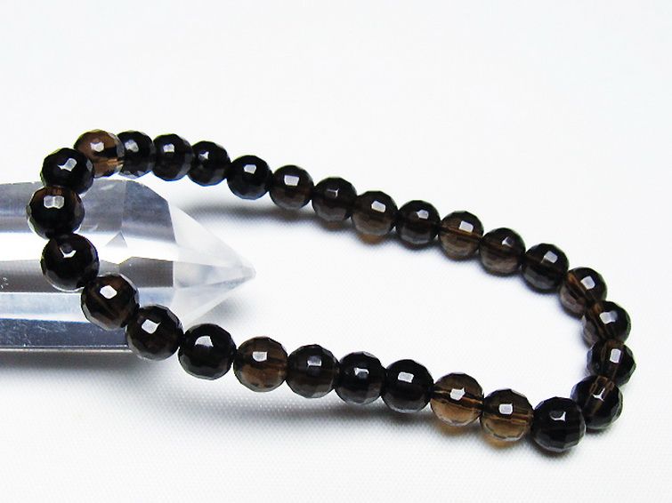 ライトニング水晶 ブレスレット 7mm [t287-2773] 1枚目