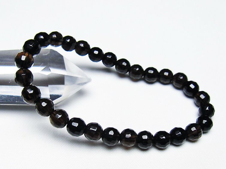 ライトニング水晶 ブレスレット 7mm [T287-2774] 1枚目