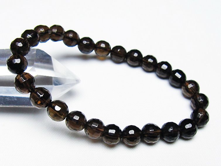 ライトニング水晶 ブレスレット 7mm [T287-2778] 1枚目