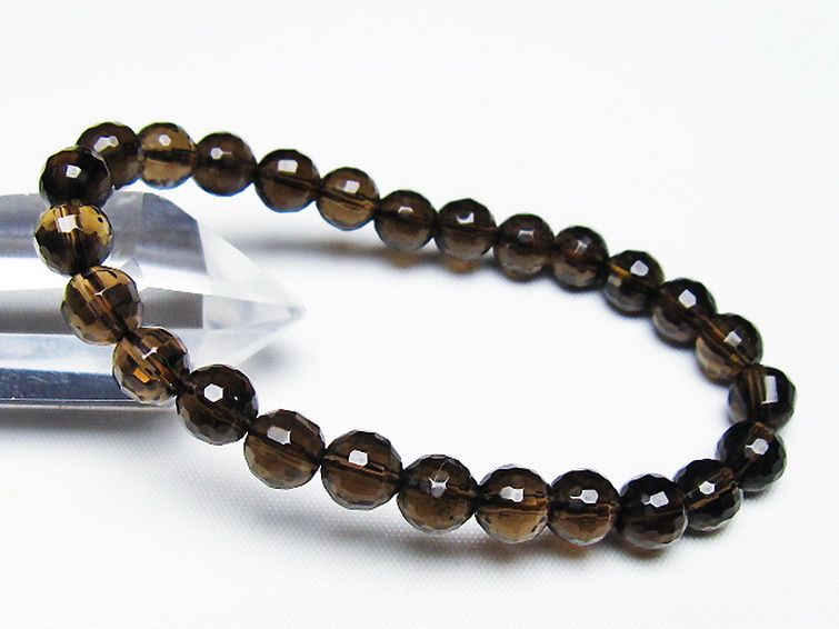 ライトニング水晶 ブレスレット 7mm [T287-2779] 1枚目