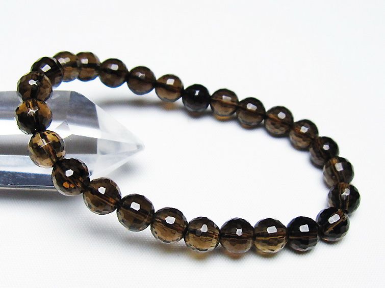 ライトニング水晶 ブレスレット 7mm [T287-2782] 1枚目