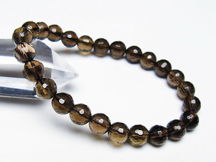 ライトニング水晶 ブレスレット 7mm [T287-2786] 1枚目