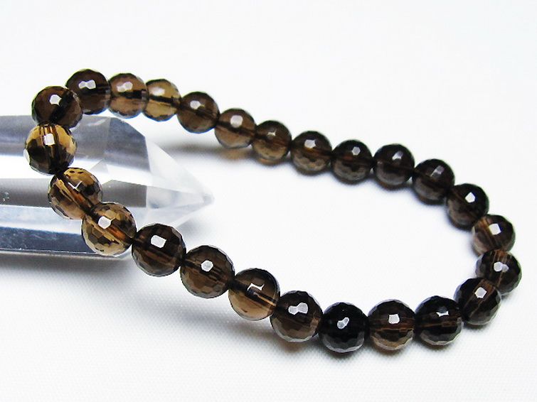 ライトニング水晶 ブレスレット 7mm [t287-2787] 1枚目