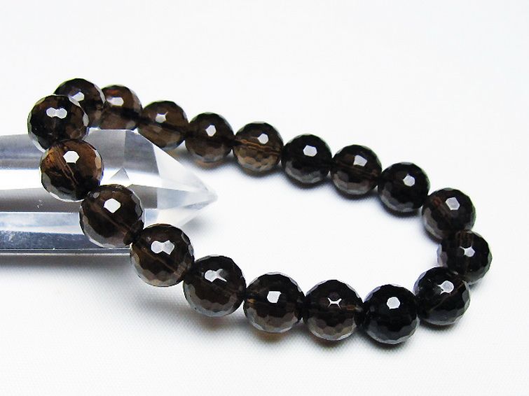 ライトニング水晶 ブレスレット 10mm [T287-2792] 1枚目