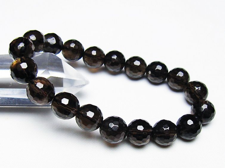 ライトニング水晶 ブレスレット 10mm [T287-2796] 1枚目