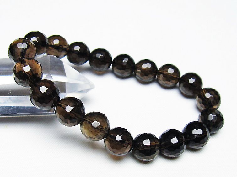 ライトニング水晶 ブレスレット 10mm [T287-2800] 1枚目