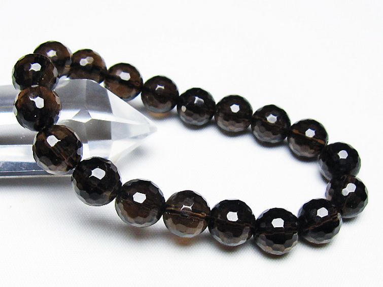 ライトニング水晶 ブレスレット 10mm [t287-2801] 1枚目