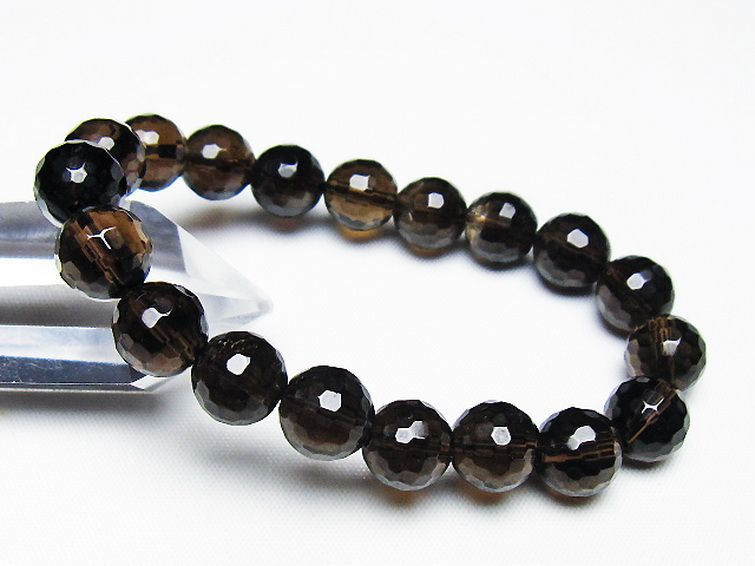 ライトニング水晶 ブレスレット 10mm [T287-2803] 1枚目