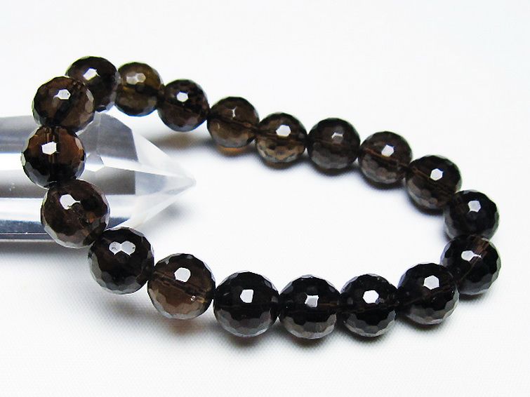 ライトニング水晶 ブレスレット 10mm [T287-2811] 1枚目