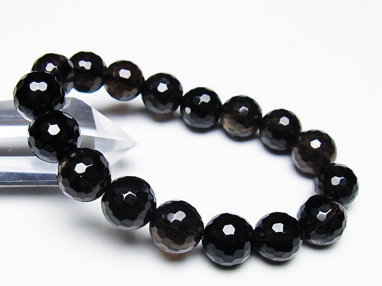 ライトニング水晶 ブレスレット 12mm [t287-2819] 1枚目