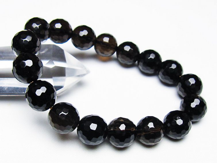 ライトニング水晶 ブレスレット 12mm [t287-2828] 1枚目