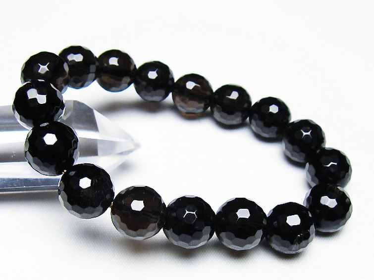 ライトニング水晶 ブレスレット 12mm [T287-2830] 1枚目