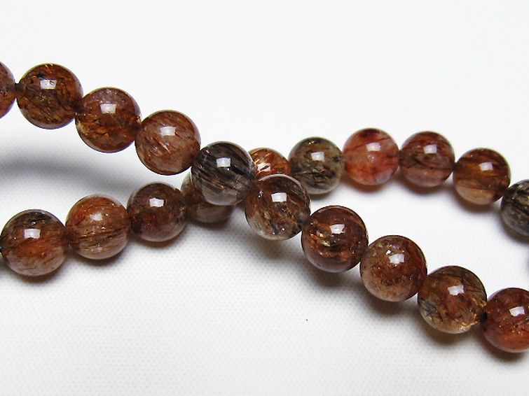 ブラックゴールド スーパーセブン ブレスレット 8mm [t289-7730] 2枚目