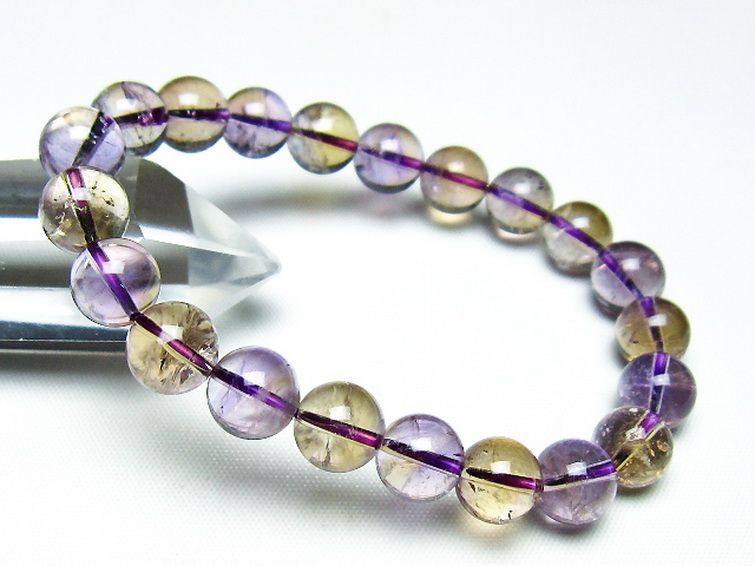 アメトリン ブレスレット 9mm [t29-8363] 1枚目