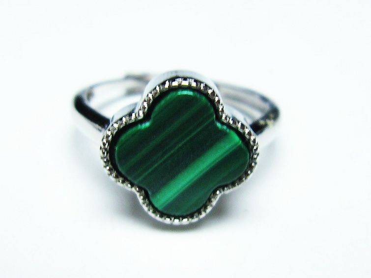 マラカイト 指輪 (13号)[T290-1144] 1枚目